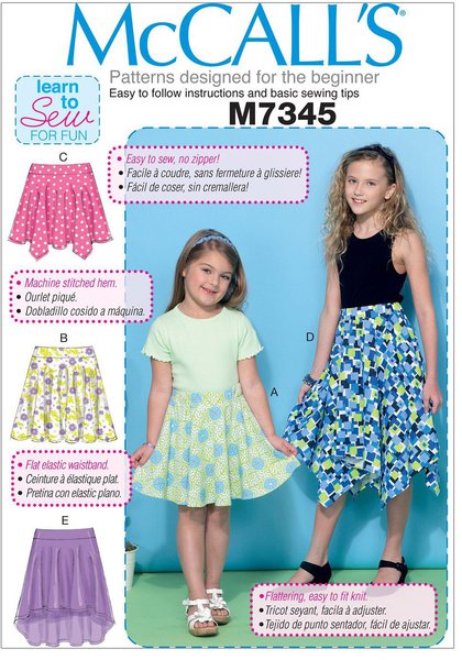 M 7345 - Sewing- Patterns- NZ - dresses, childrens, babies, toddlers ...